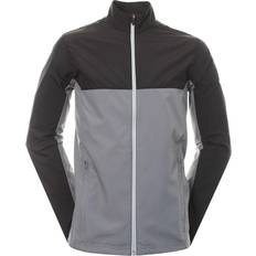 Golf - Grey Outerwear Puma Men's First Mile Wind Jacket - Black/Quiet Shade