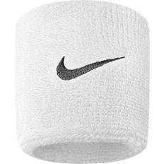 Hombre - Sí Pulseras Nike Swoosh Cinta Para Sudor Pack De 2 - White/Black