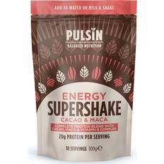 Zinco Proteine in Polvere Pulsin Energy Supershake Cacao & Maca 300g