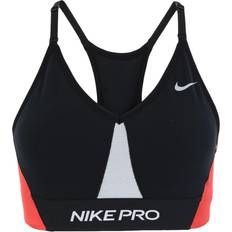 Mujer - Poliuretano Sujetadores Nike Indy Pro CLN Bra White/Black Female