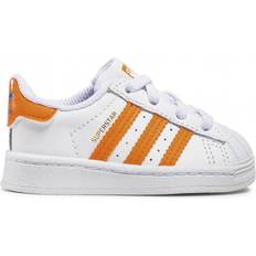 adidas Infant Superstar - Cloud White/Blue/Gold Metallic