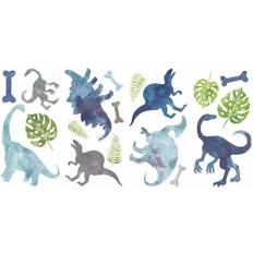 Watercolor Dinosaur Peel & Stick Wall Decals