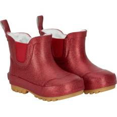Børnesko CeLaVi Wellies Short Glitter - Rio Red