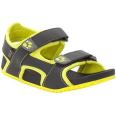 Lycra Sandalen Jack Wolfskin Kid's Outfresh Deluxe - Phantom/Lime