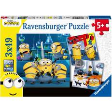 Jigsaw Puzzles Ravensburger Minions 2 3x49 Pieces