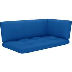 Tessili vidaXL 314667 3-pack Cuscino per sedia Blu (103x58cm)