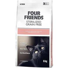 Four Friends Katter - Kattfoder Husdjur Four Friends Sterilized Grain Free 6kg