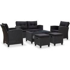 6 Outdoor Lounge Sets vidaXL 46151 Outdoor Lounge Set, 1 Table incl. 2 Chairs & 1 Sofas