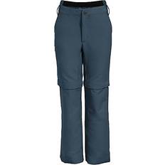 Vaude Kid's Detective Stretch Zip-Off Pants - Steelblue (422613030920)