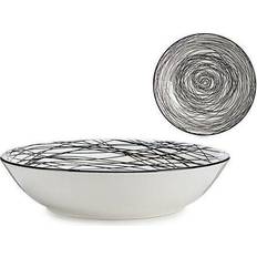 Svarta Djupa tallrikar BigBuy Home - Djup tallrik 20cm