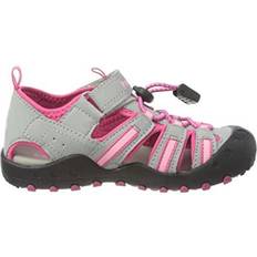 Fast Lacing System Sandals Children's Shoes Kamik Kid's Crab - Grey/Pink