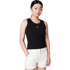 Converse Scoop Neck Tank Top - Black