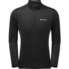 Montane Dart Zip-Neck T-shirt - Black