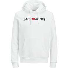 Jack and jones hoodie Jack & Jones Homme Jjecorp Logo Hood Noos 12137054 Blanc