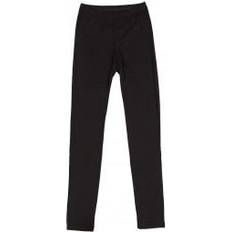 Wool Silk Leggings - Black