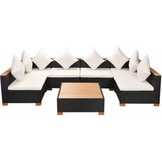 vidaXL 42751 Loungeset, 1 Bord inkl. 6 Soffor