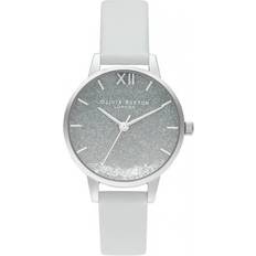 Olivia Burton Analógico de Cuarzo para mujer con correa en nailon Gris OB16US27