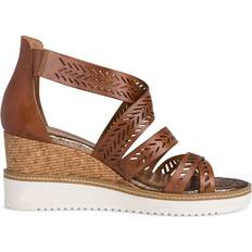 Tamaris Leather Heeled - Cognac