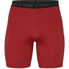 Hummel First Performance Tight Shorts Men - True Red