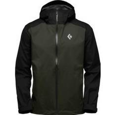 Black diamond rain stretch Black Diamond Stormline Stretch Rain Shell Jackets - Cypress/Black