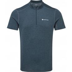 Montane dart zip t shirt Montane Dart Zip Short Sleeve T-shirt - Orion Blue