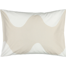 Marimekko Lokki Kissenbezug Beige, Weiß (60x50cm)