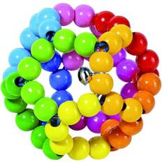 Métal Hochets Goki Touch Ring Elastic Rainbow Ball