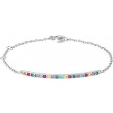 Bybiehl rainbow ByBiehl Rainbow Sparkle Bracelet - Silver/Multicolour