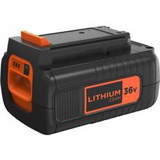 Black & Decker Batterijen Batterijen en Opladers Black & Decker BL2536-XJ Schuifaccu 36V 2.5AH Zwart/Oranje