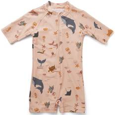 1-3M UV-drakter Liewood Max Swim Jumpsuit - Sea Creature Rose Mix