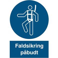 Faldsikring Durable Påbudsskilt Faldsikring påbudt A6