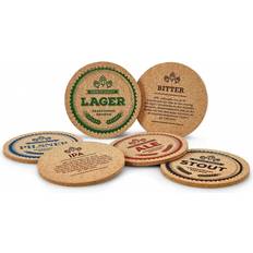 Scandinavian Home Beer Assorted Glasbrik 10cm 6stk