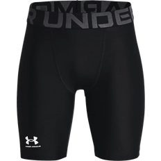Boy's HeatGear Shorts - Black/White 