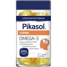 Pikasol fiskeolie omega 3 Pikasol Hjärna 50 stk