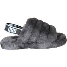 Sandals UGG Kid's Fluff Yeah Slide - Characol