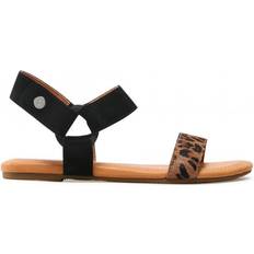 UGG Synthetic Sandals UGG Rynell Leopard - Black/Tan