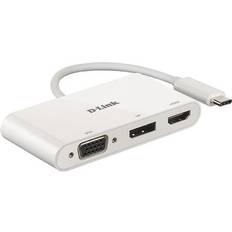 D-Link USB C-HDMI/VGA/Displayport M-F