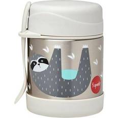 Gray Baby Food Containers & Milk Powder Dispensers 3 Sprouts Sloth Stainless Steel Food Jar