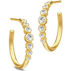 Julie Sandlau Grace Hoops - Gold/Transparent