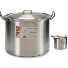 Aluminium Andere Potjes BigBuy Home Aluminium with lid 29 cm