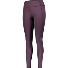 Scott Elastan/Lycra/Spandex Tights Scott Trail Run Full Tights Women - Dark Purple