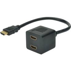 MicroConnect HDMI-2HDMI M-F 0.2m