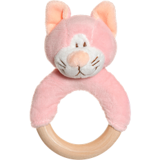 Katter Skallror Teddykompaniet Diinglisar Rattle with Wooden Ring