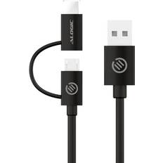 Alogic USB A-USB-C/USB Micro B 2.0 1m