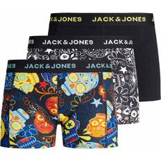 Kukallinen Boxerit Jack & Jones Alushousut JacSugar Skull Trunks Musta