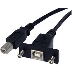 StarTech Panel Mount USB B-USB B M-F 0.3m