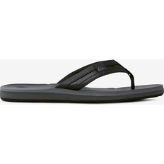 Men - Polyurethane Flip-Flops Quiksilver Carver Squish - Black/Grey/Black