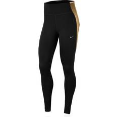 NIKE One Tight Women - Black/Black/Metallic Gold