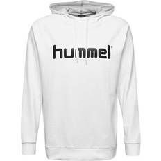 Hummel Go Cotton Logo Hoodie - White