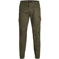 Jack & Jones Plus Gargohousut JjiPaul Tummanvihreä
